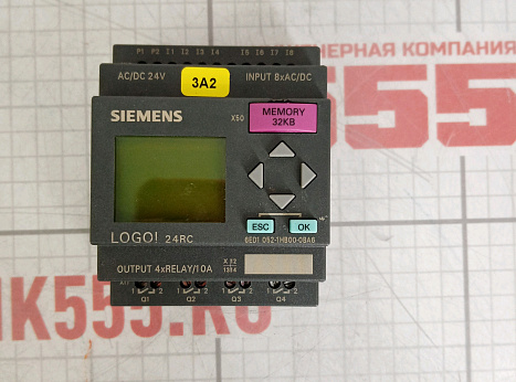 Контроллер Siemens LOGO! 24RC 6ED1052-1HB00-0BA6